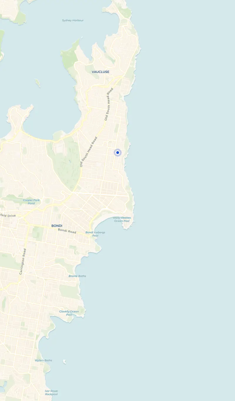 Map of the Dover Heights service area and the surrounding suburbs we cover.
