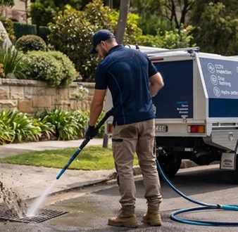 Tree roots removed from a Dover Heights drain pipe