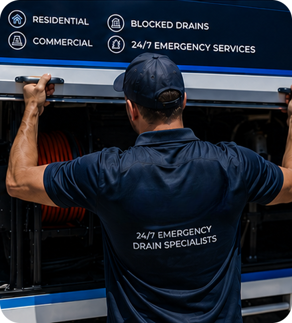 Licensed blocked drain plumber servicing a Dover Heights home